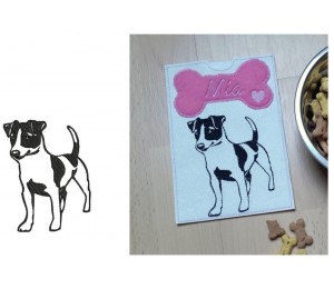 Stickdatei - Jack Russel 2 Silhouette